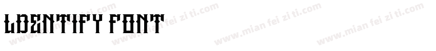 ldentify font字体转换